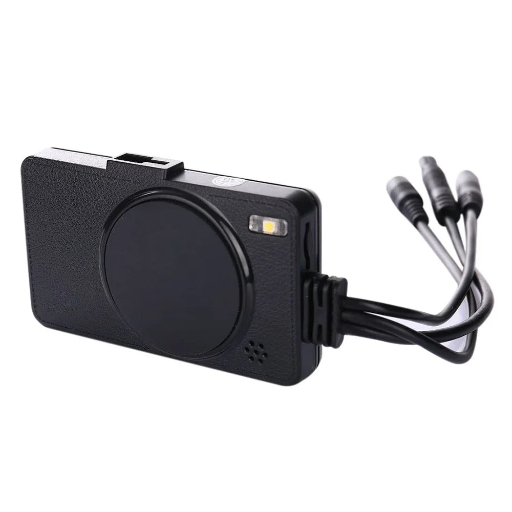 MT-80 Motorcycle Camera 720P Front and Rear Data Recorder 3 Inch LCD Screen Motorbike Concealed Recorder Built-in 200mAh Battery - 2