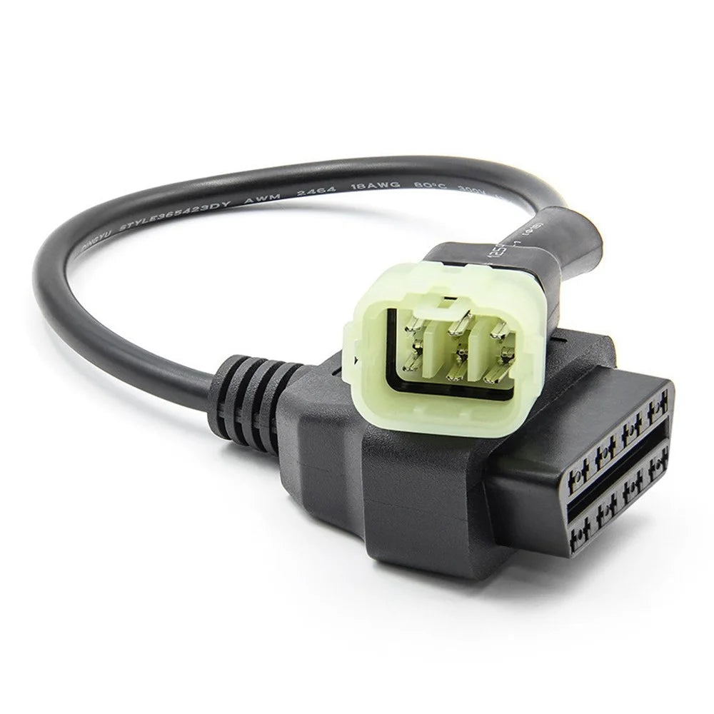 Motorbike Adapter OBD Extension Connectors 16Pin to 6Pin Plug Cable for KTM Motorcycle - 4