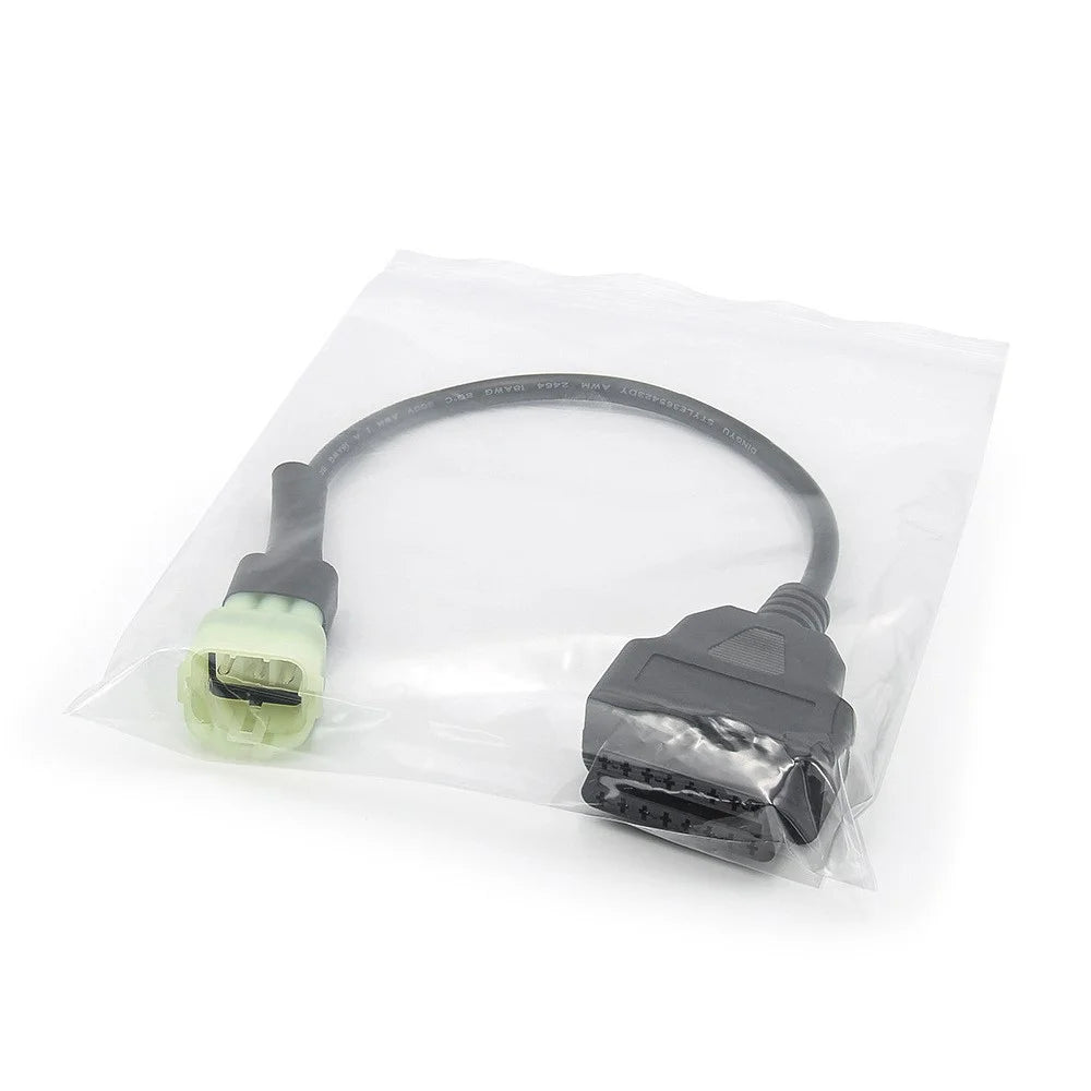 Motorbike Adapter OBD Extension Connectors 16Pin to 6Pin Plug Cable for KTM Motorcycle - 6