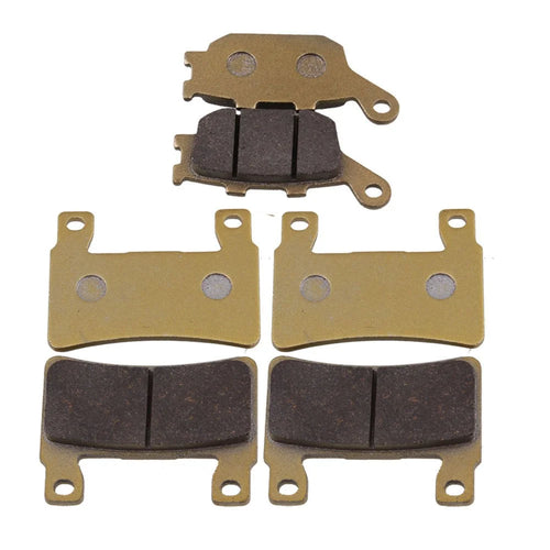 6PCS Motorcycle Accessories Front and Rear Brake Pads for Honda CBR 600 F4 F4i - 1
