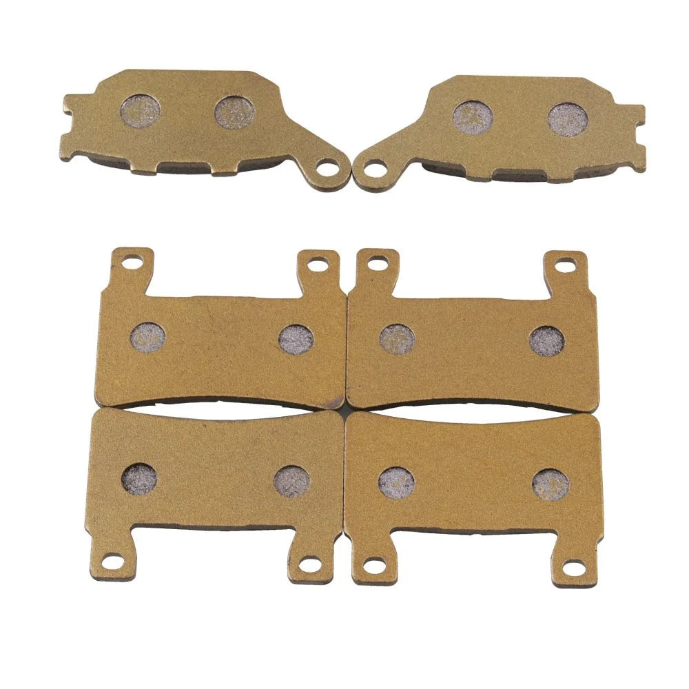 6PCS Motorcycle Accessories Front and Rear Brake Pads for Honda CBR 600 F4 F4i - 2