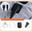 45 x 45 x 5cm USB Winter Heating Seat Cushion Heater Pad Electric Warmer Car Seat Mat - Grey - 5