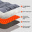 45 x 45 x 5cm USB Winter Heating Seat Cushion Heater Pad Electric Warmer Car Seat Mat - Grey - 6
