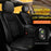 12V / 24V Single Seat Car Cigarette Lighter Heated Seat Cushion Chair Heating Pad with 3 Heat Settings - Black - 2