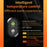 12V / 24V Single Seat Car Cigarette Lighter Heated Seat Cushion Chair Heating Pad with 3 Heat Settings - Black - 6