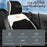 WM-XL2 Universal 12V / 24V Car Heated Seat Cover with Backrest Vehicle Seat Cushion Warmer for Winter - Black - 3