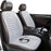 G-4S 2Pcs / Set 12V Car Seat Heating Cushion for Winter Heated Seat Covers with Backrest - Grey - 1