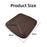 TK036 Nappa Texture PU Leather + Memory Foam Car Seat Cushion Non-slip Seat Pad - Brown - 6