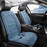 2Pcs 12V Electric Heated Car Seat Cushion Back Cover Winter Heating Seat Pad - Sapphire - 1