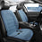 2Pcs 12V Electric Heated Car Seat Cushion Back Cover Winter Heating Seat Pad - Sapphire - 2