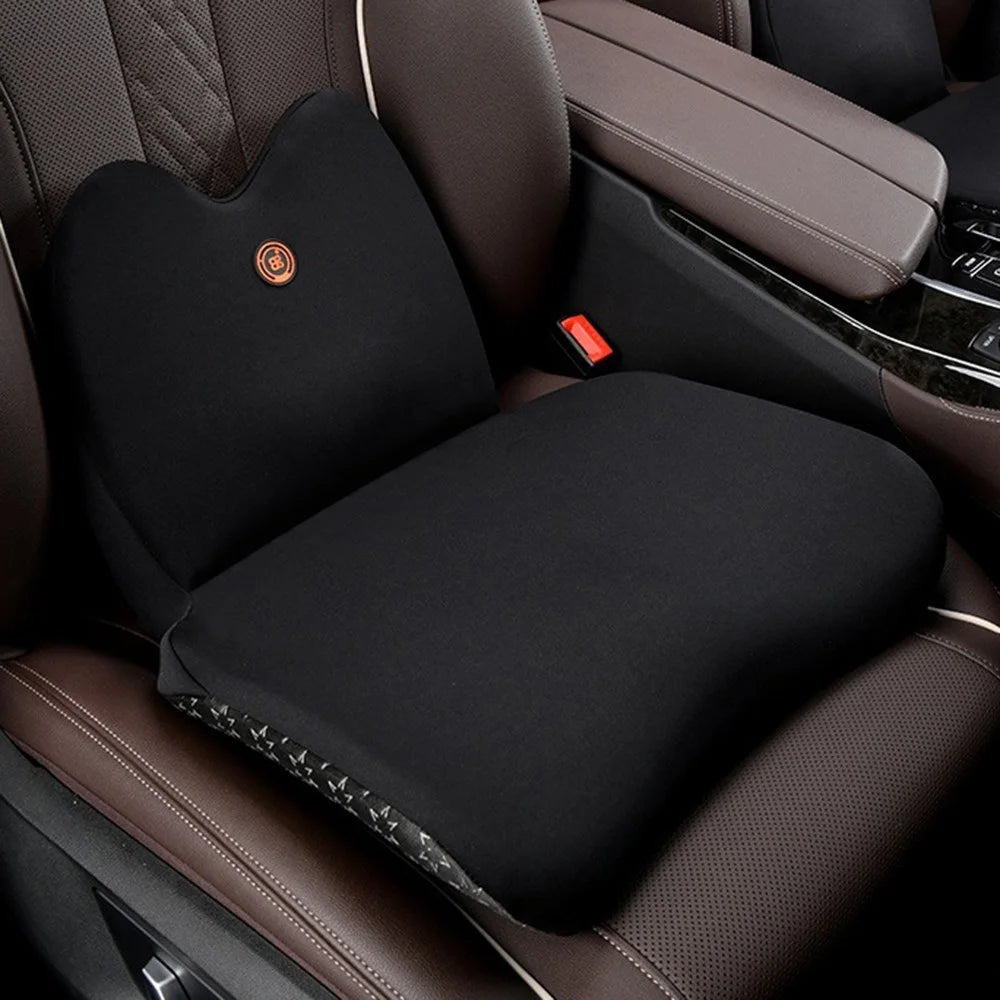 ZK001 Space Memory Foam Filling Integrated Lumbar Support Car Seat Cushion - Black - 2
