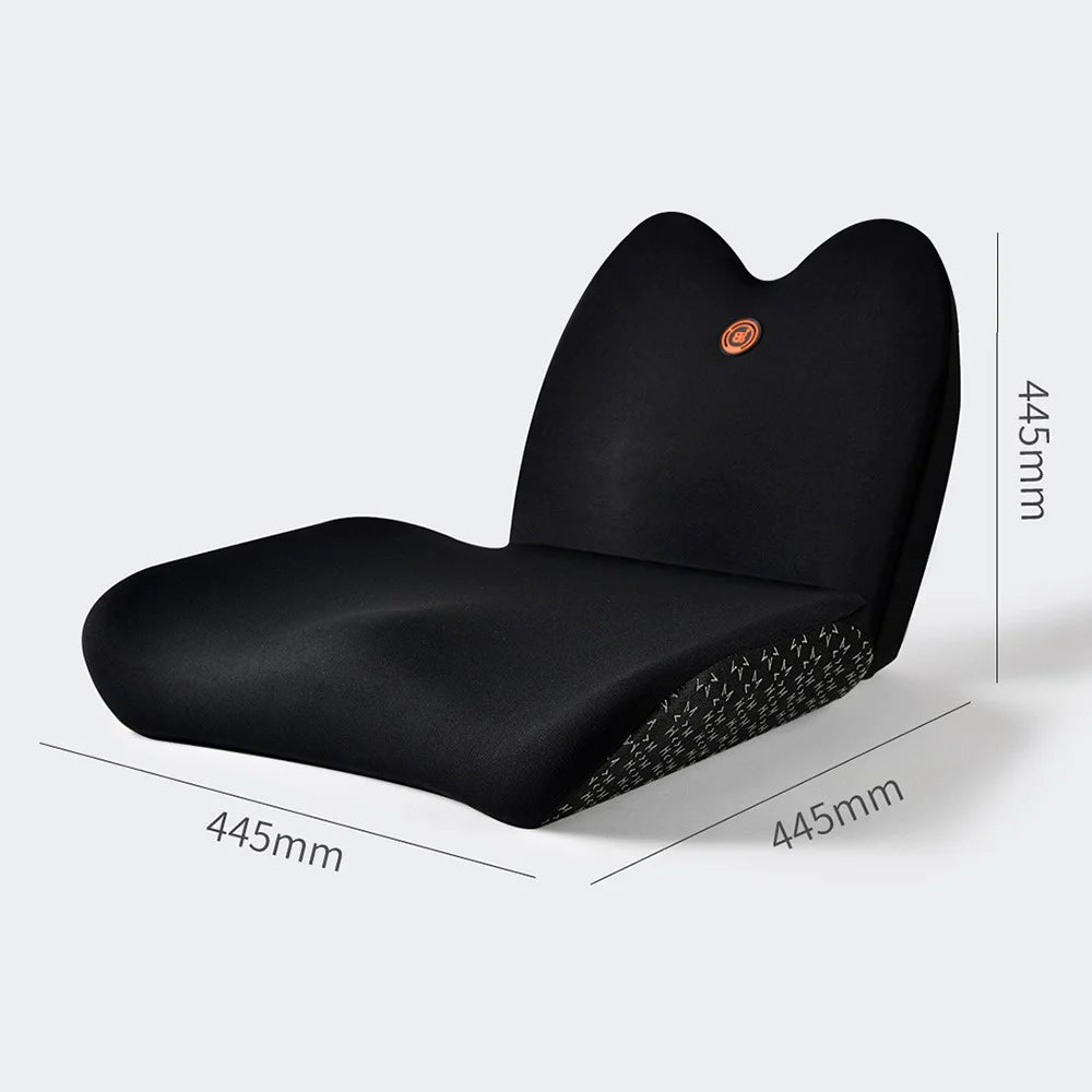 ZK001 Space Memory Foam Filling Integrated Lumbar Support Car Seat Cushion - Black - 6