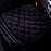 xdg-02 3Pcs / Set Car Front Rear Seat Mat Warm Anti-slip Vehicle Seat Cushions - Black - 2