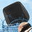USB Powered Summer Breathable Car Seat Cushion Built-in 5 Fans Seat Cooling Mat - Black - 7