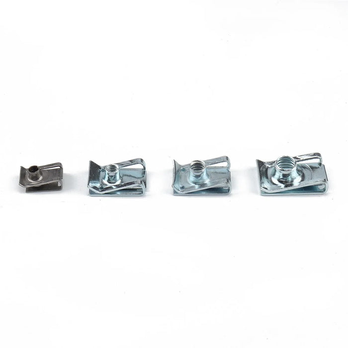 A2699 80Pcs M4 M5 M6 M8 U Nut Clamp Quick Clip Fastener Assortment Kit - 6