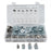 A2706 200Pcs M4 M5 M6 M8 Assorted Quick Clip Fastener U Nut and Bolt with Box - 1
