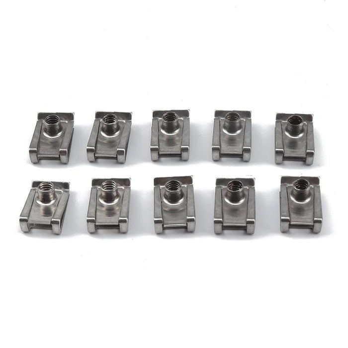 A2706 200Pcs M4 M5 M6 M8 Assorted Quick Clip Fastener U Nut and Bolt with Box - 7