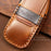 HALLMO C017 for E300L Car Cowhide Leather Key Protective Cover Anti-scratch Key Case - Brown - 5