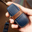 HALLMO C015 Anti-scratch Car Key Case for E300L, Genuine Cowhide Leather Protector Keychain Replacement - Brown - 6