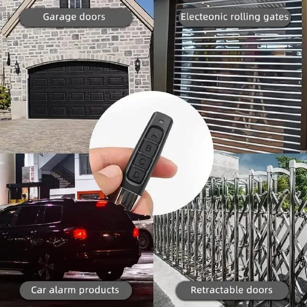4-in-1 433MHz Remote Control Duplicator Car Garage Door Remote Copy Remote Controller - 4