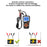 KONNWEI KW650 6-12V Car Motorcycle Battery Tester Charging Cranking Test Tool Battery Analyzer 100 to 2000 CCA - 7