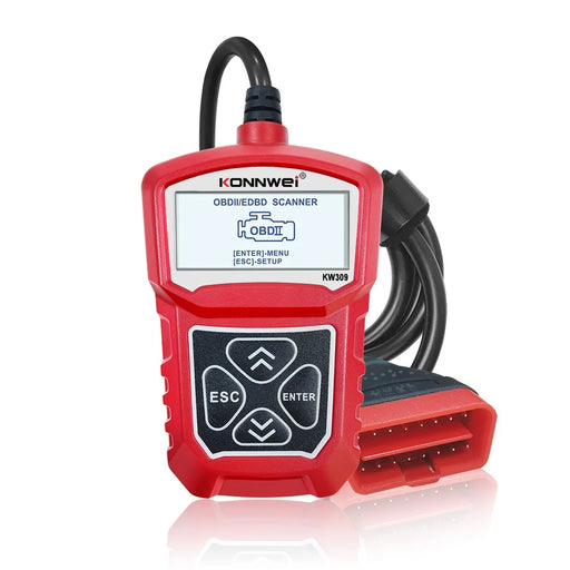KONNWEI KW309 Automotive Diagnostic Tool OBD2 Autoscanner Code Reader EOBD Scan Machine OBDII Scanner - Red - 1