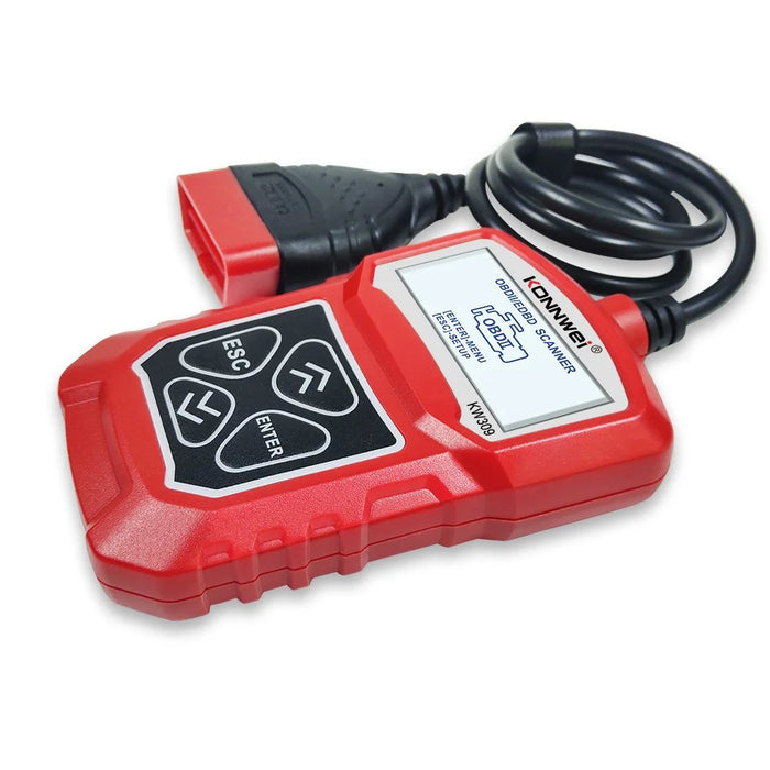 KONNWEI KW309 Automotive Diagnostic Tool OBD2 Autoscanner Code Reader EOBD Scan Machine OBDII Scanner - Red - 5