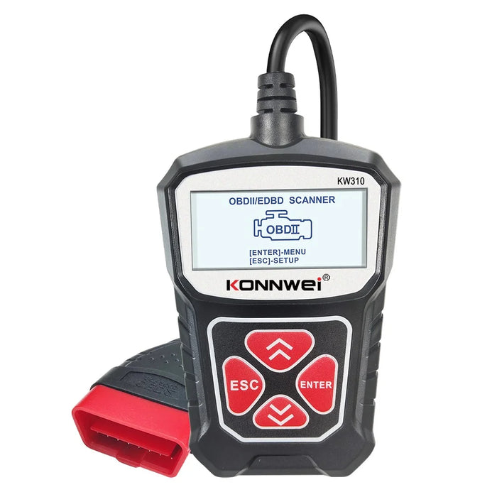 KONNWEI KW310 Car Engine Trouble Code Detector Scanner Seven Language Supported - Black - 3