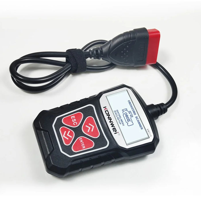 KONNWEI KW310 Car Engine Trouble Code Detector Scanner Seven Language Supported - Black - 4