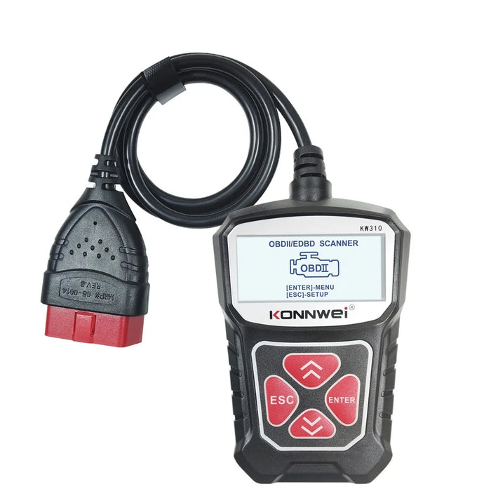 KONNWEI KW310 Car Engine Trouble Code Detector Scanner Seven Language Supported - Black - 6