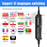 KONNWEI BK100 Automotive Wireless Bluetooth-compatible 6V 12V Battery CCA Tester Car Battery Charging Analyzer - Black - 7
