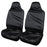ZJ-784 2Pcs Car Front Seat Dust Cover Waterproof Polyester Seat Protector Sleeve - 1