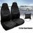 ZJ-784 2Pcs Car Front Seat Dust Cover Waterproof Polyester Seat Protector Sleeve - 2