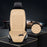 Car Winter Heated Short Plush Seat Cushion for 12V Car Electric Fast Heating Seat Cushion, Cigarette Lighter Power - Beige - 2