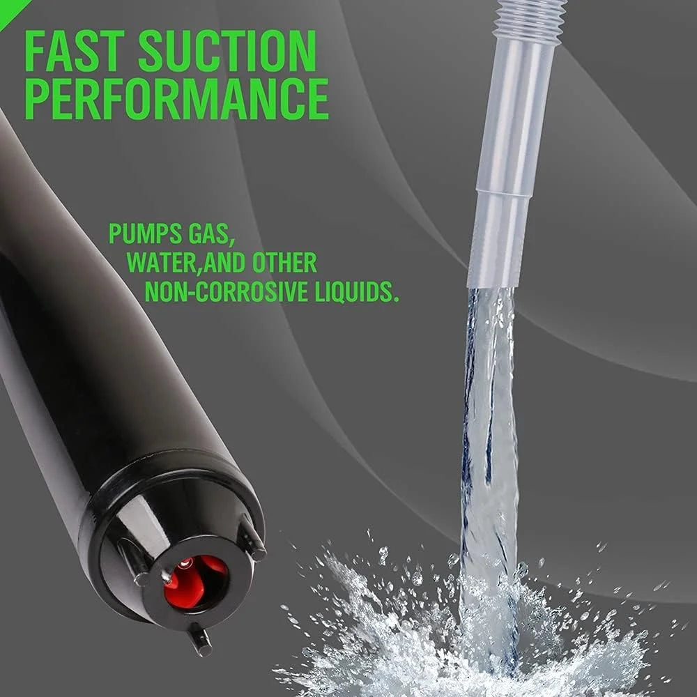 Portable Electric Fuel Transfer Pump Battery Powered Siphon Pump for Car Gas Tank and Water - 2