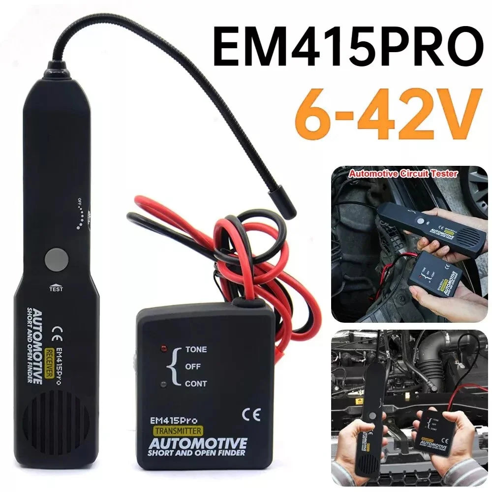 EM415PRO Automobile Breakpoint Circuit Detector Car Open / Short Circuit Cable Tester with Storage Bag - 2