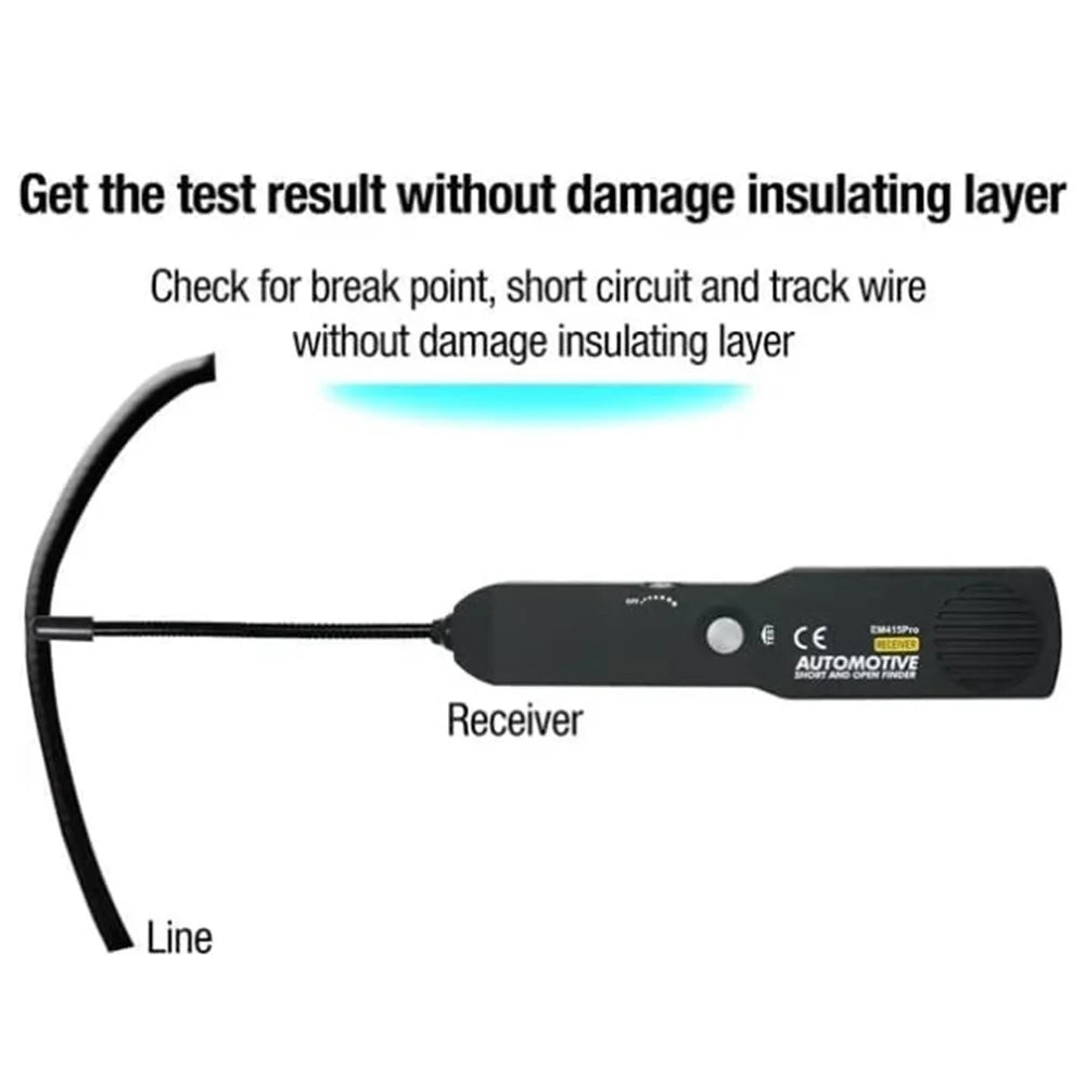 EM415PRO Automobile Breakpoint Circuit Detector Car Open / Short Circuit Cable Tester with Storage Bag - 5