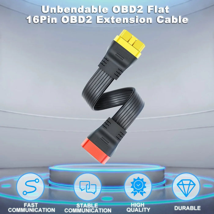 36cm OBD2 Extension Cable Male to Female Adapter Cor for Car Diagnostic Scanner - 4