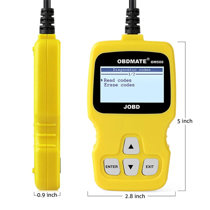 OBDMATE OM500 OBDII  /  EOBD  /  JOBD Code Reader Car Fault Diagnosis Tester - 5