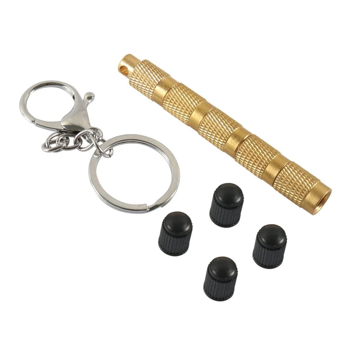 A6605 4 in 1 Solid Brass Tire Air Down Tool Tire Pressure Deflators for Offroad Vehicle - 3