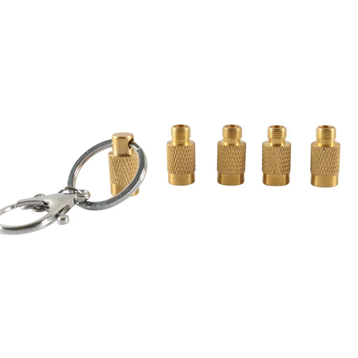 A6605 4 in 1 Solid Brass Tire Air Down Tool Tire Pressure Deflators for Offroad Vehicle - 7