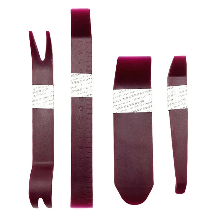 4Pcs Car Audio Disassembly Tool Auto Car Removal Repairing Pry Tools Kit Panel Trim Removal Tool Set - 2