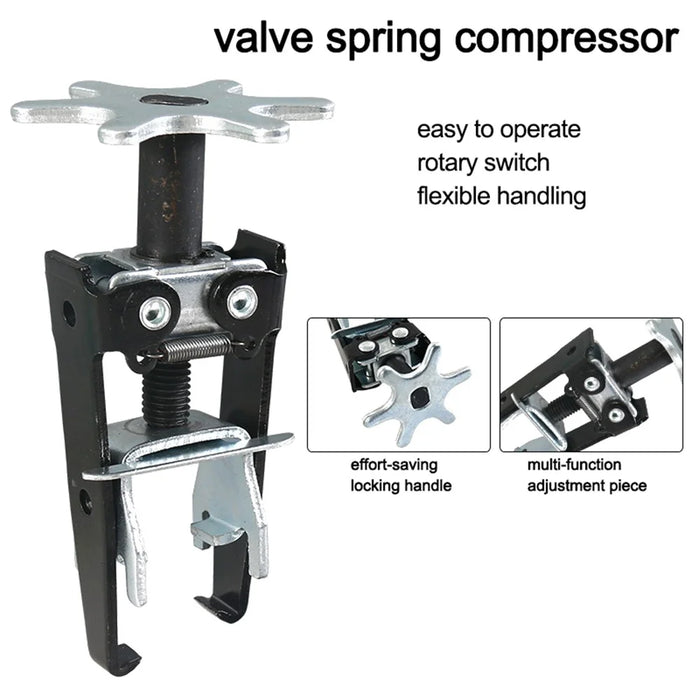Universal Engine Overhead Valve Spring Compressor Oxide Finish Valve Remover Installer Tool - 2
