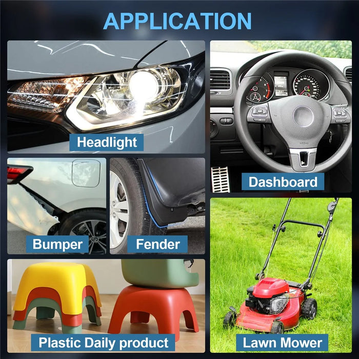 HLW-500 50W Mini Handheld Welding Gun Car Bumper Repair Welding Tool - Black US Plug - 7