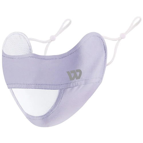 WEST BIKING YP0201330 UPF50+ Sunscreen Mask Anti UV Summer Ice Silk Eye Protection Breathable Face Mask - Purple - 1