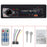 Car Bluetooth-compatible MP3 Player Stereo Receiver Car FM Car Radio Audio Device with USB Port for Mobile Phone Charging - 2