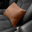 1152 Car Seat Waist Support Pillow Suede+Memory Foam Fatigue Relieve Lumbar Cushion - Brown - 4