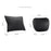 1152 Car Seat Waist Support Pillow Suede+Memory Foam Fatigue Relieve Lumbar Cushion - Brown - 7