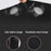 TS000512 For Model 3 / Y / S / X Memory Foam Lumbar Support Cushion Car Headrest Neck Pillow - Black - 5