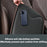 TK036 2Pcs / Set Nappa Texture PU Leather + Memory Foam Car Seat Cushion Lumbar Support Pillow - Brown - 6